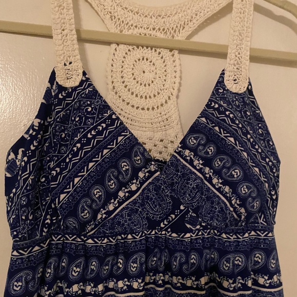 NB Boho Crochet Racerback Dress - Picture 2 of 6